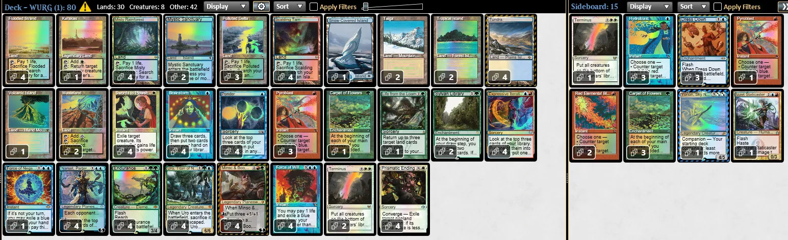 MTG レガシー　デッキ　マナレスドレッ 今ハムスターがアツい！最近のレガシーデッキ特集