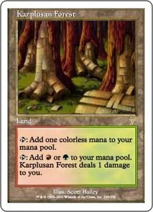 最安値　状態綺麗　カープルーザンの森 7版　英語　foil カードラッシュ【MTG】の買取価格一覧|ラッシュメディア