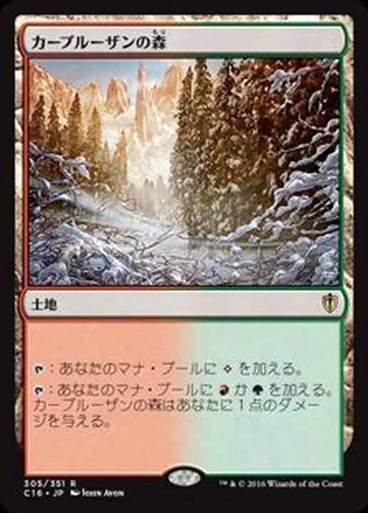 最安値　状態綺麗　カープルーザンの森 7版　英語　foil カードラッシュ【MTG】の買取価格一覧|ラッシュメディア