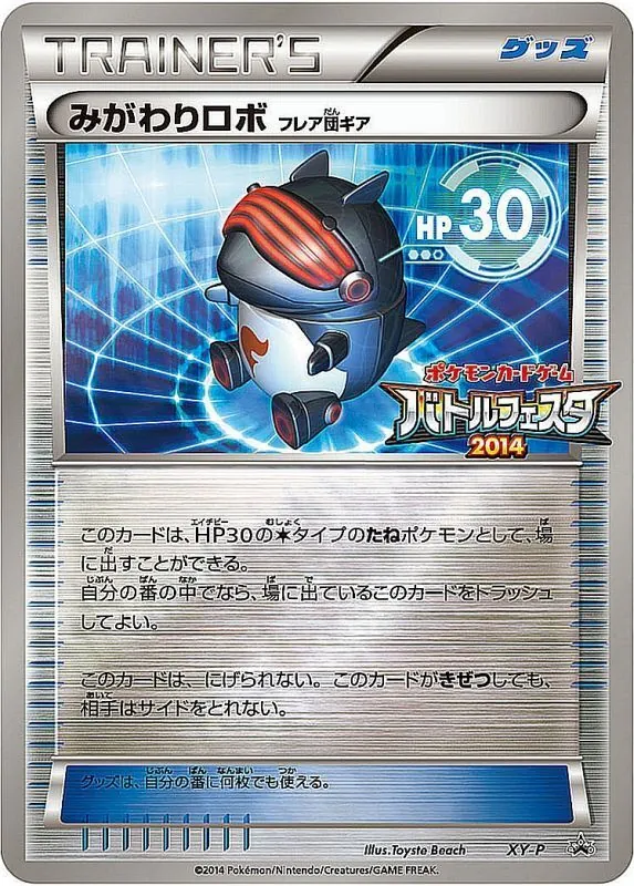 みがわりロボ(バトルフェスタ2014) XY-P