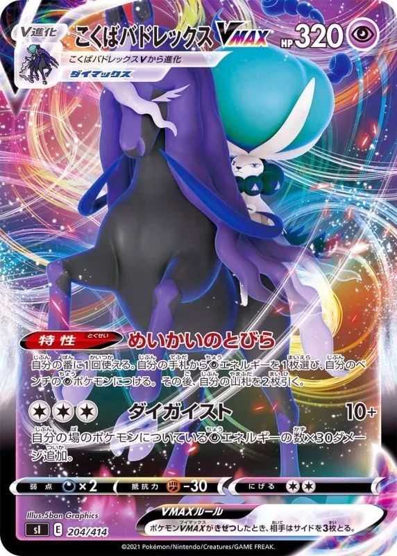 こくばバドレックスVMAX(ノーマル仕様) 204/414