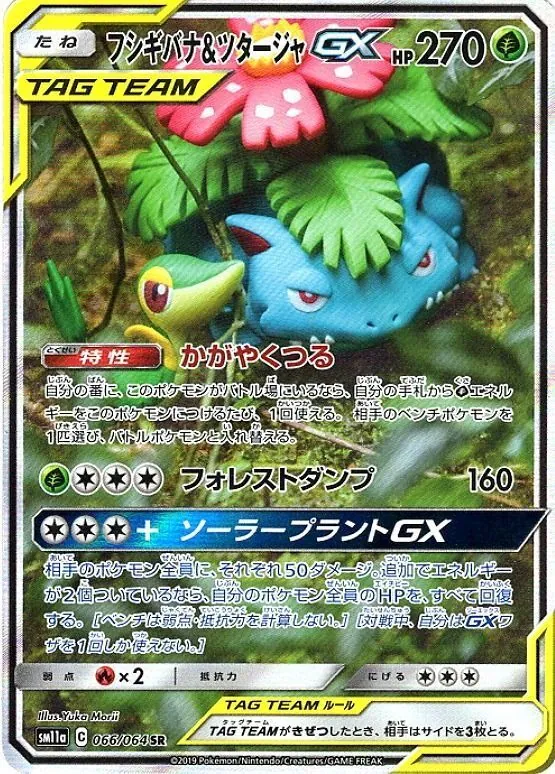 フシギバナ＆ツタージャGX(SA) 066/064