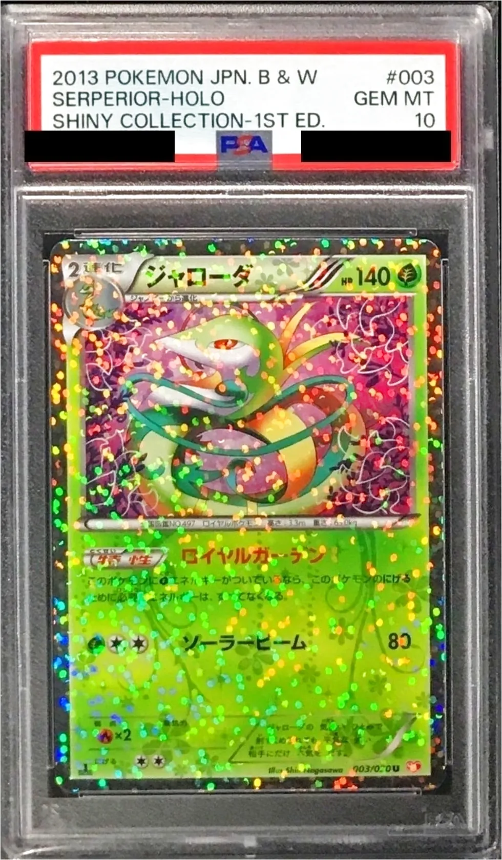ジャローダ(hp:140/ロイヤルガーデン/ソーラービーム)の効果や採用され