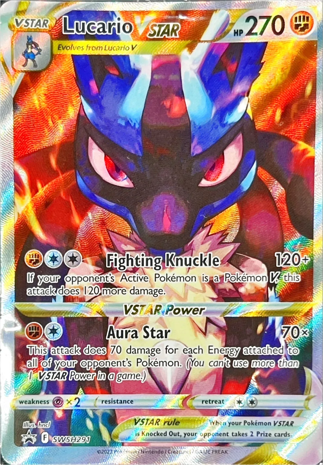 ルカリオ VSTAR #270 GEM MT 10 PSA 10 Gem Mint Lucario VSTAR SAR 226/172 s12a VSTAR Universe